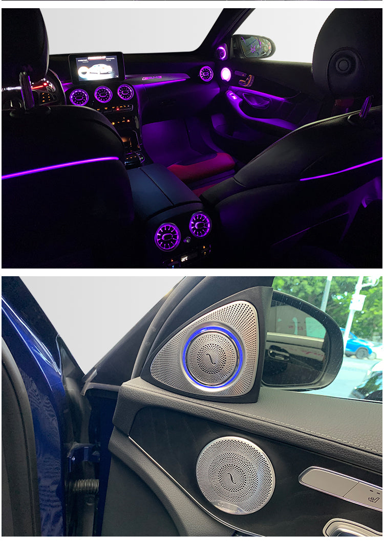 Mercedes-Benz C-Class & GLC Door Tweeters With Ambient Lighting