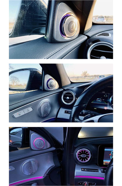 Mercedes-Benz C-Class & GLC Door Tweeters With Ambient Lighting