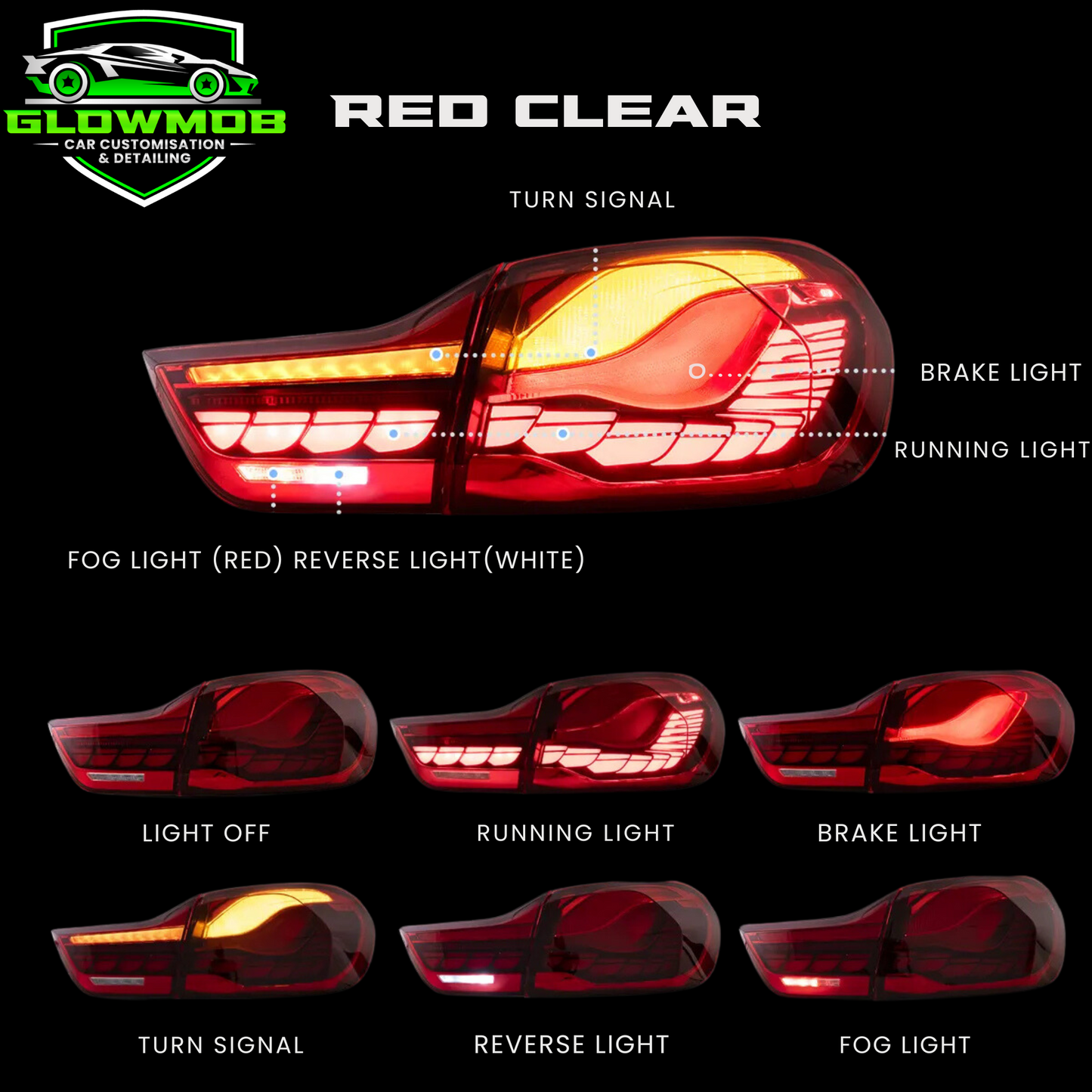 BMW 4 Series F32 F33 F36 / M4 F82 F83 LED Tail Lights